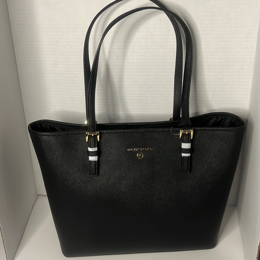 New! Michael Kors Tote Bag Black - Picture 2 of 6
